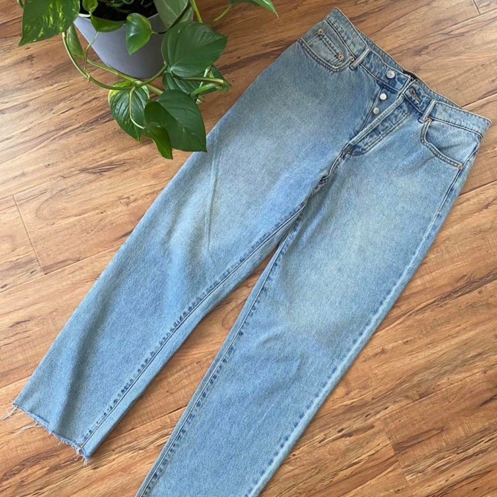 Urban Outfitters High Waist Button Up Jeans